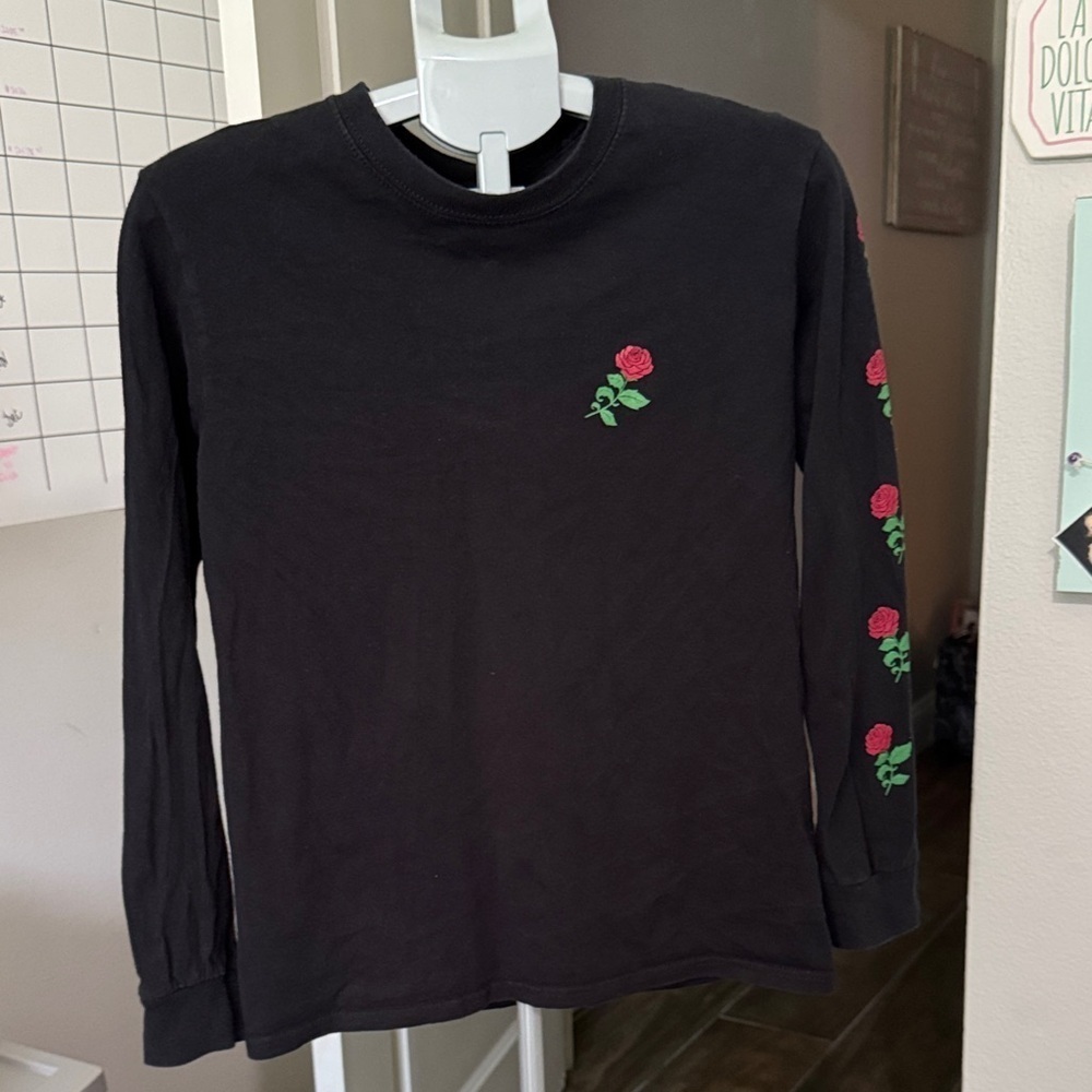 Santa Cruz SCW Long Sleeve Red Rose Shirt